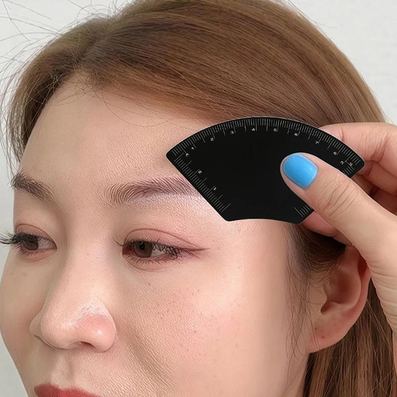 Aluminum Alloy Fast Drawing Eyebrow Design Ruler Microblading Mapping Tool Shaping Permanent Makeup Drawing Guide Ruler Tattoo