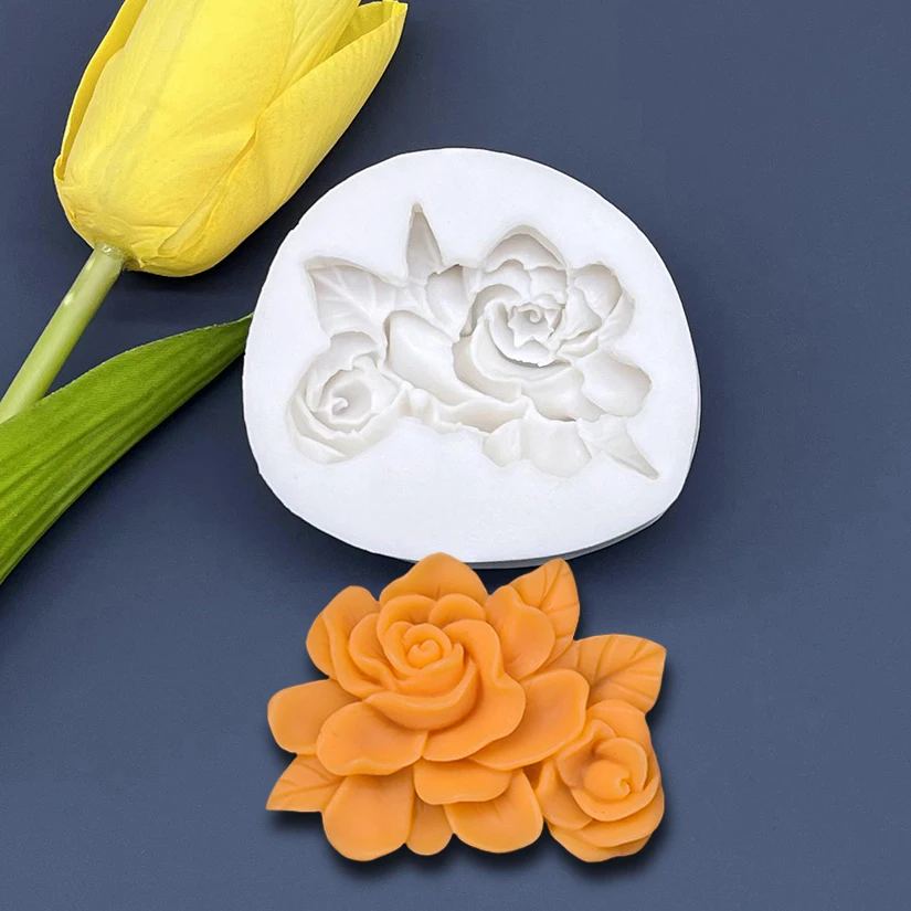 Flower Lotus Rose Daisy Silicone Mold Sugarcraft Chocolate Cupcake Baking Mold Fondant Cake Decorating Tools