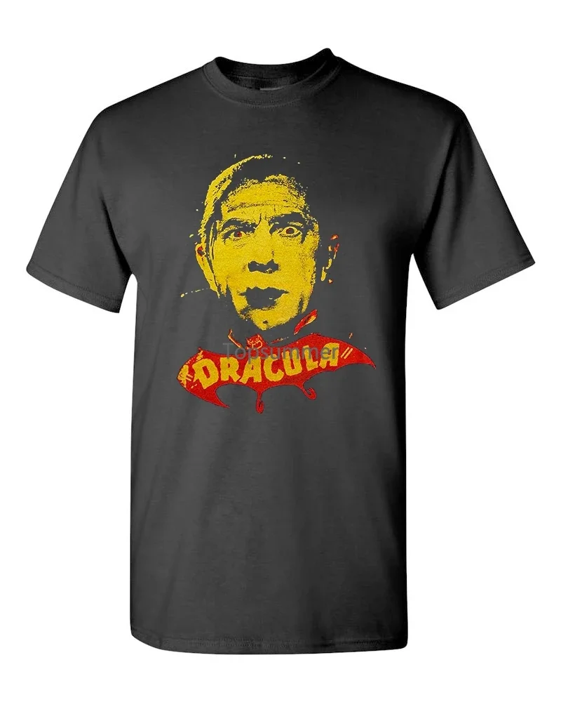 

Cool T-Shirts Designs Best Selling Men Dracula Men'S Dracula In Yellow T-Shirt Black Rockabilia