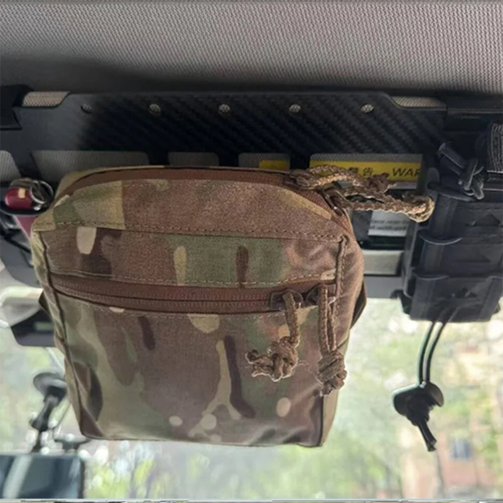 Tactical Vehicle MOLLE Panel EDC Car Visor Organizer Storage Rack Rigid Insert Panel for Backpack for Hunting shooting off-road