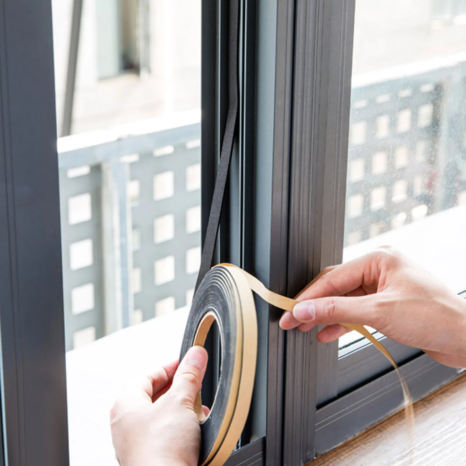2M Strip Sealing Tape Kitchen Gas Stove Window Door Gap Sealing Strip Shockproof Waterproof Moistureproof