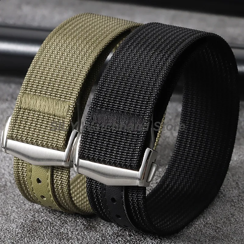 for Omega for  for Omega for Men Women Military Nylon Watchband 20mm 22mm Strap Ballistic Fabric Sports Bracelet Wristbelt Strap