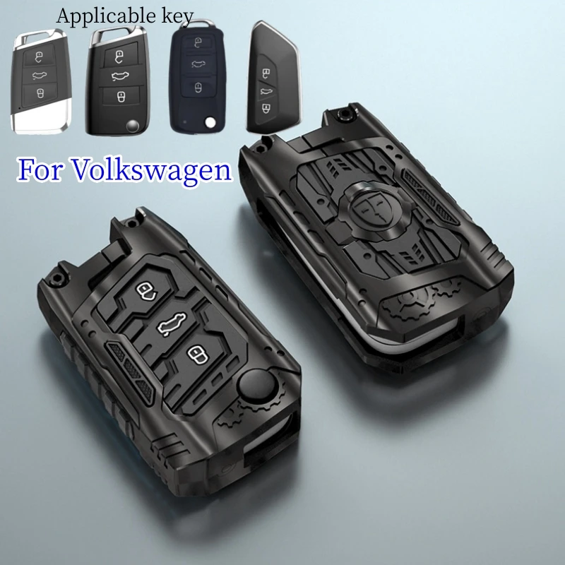 Car Remote Key Case Cover For Volkswagen VW Polo Golf Passat Tiguan Beetle Caddy T5 Up Eos Skoda Octavia Seat Leon Altea New