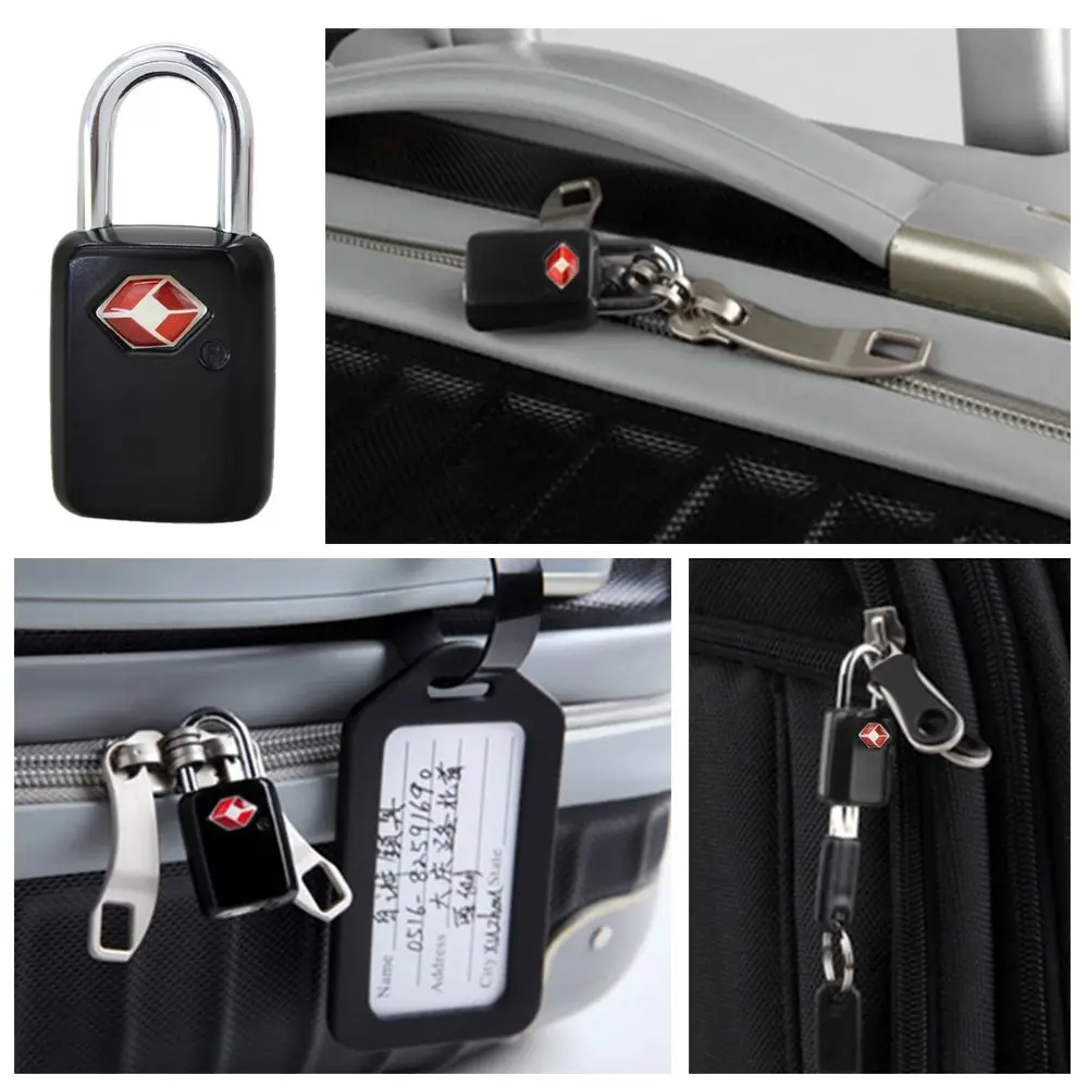 

High Security Portable Small Padlock TSA Customs Lock Locks Luggage