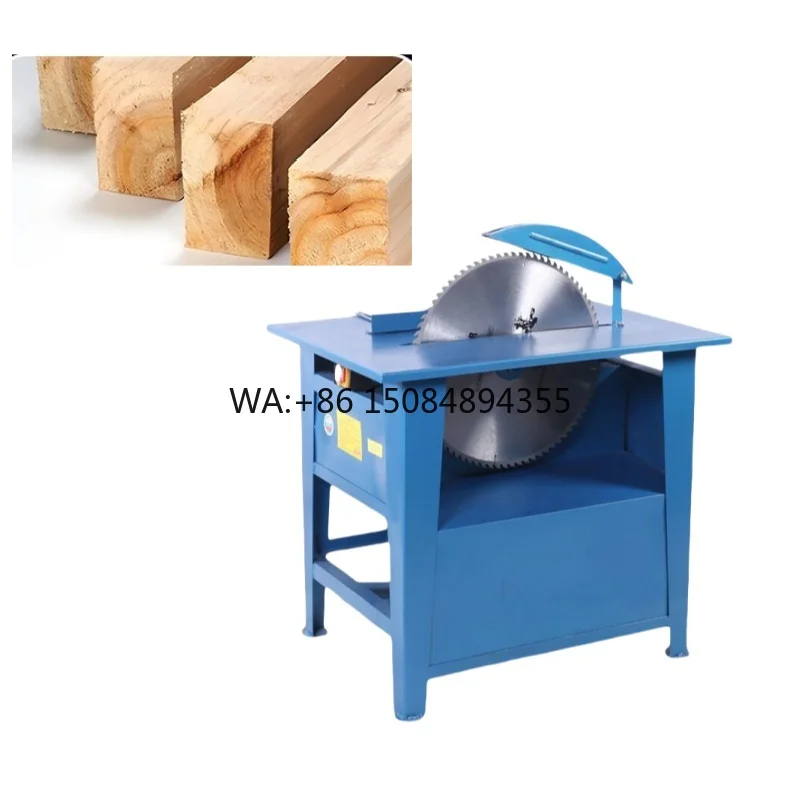 Home Type Desktop Woodworking Electric Saw Machine Circular Roundwood Cutting Device with Lift Push Table