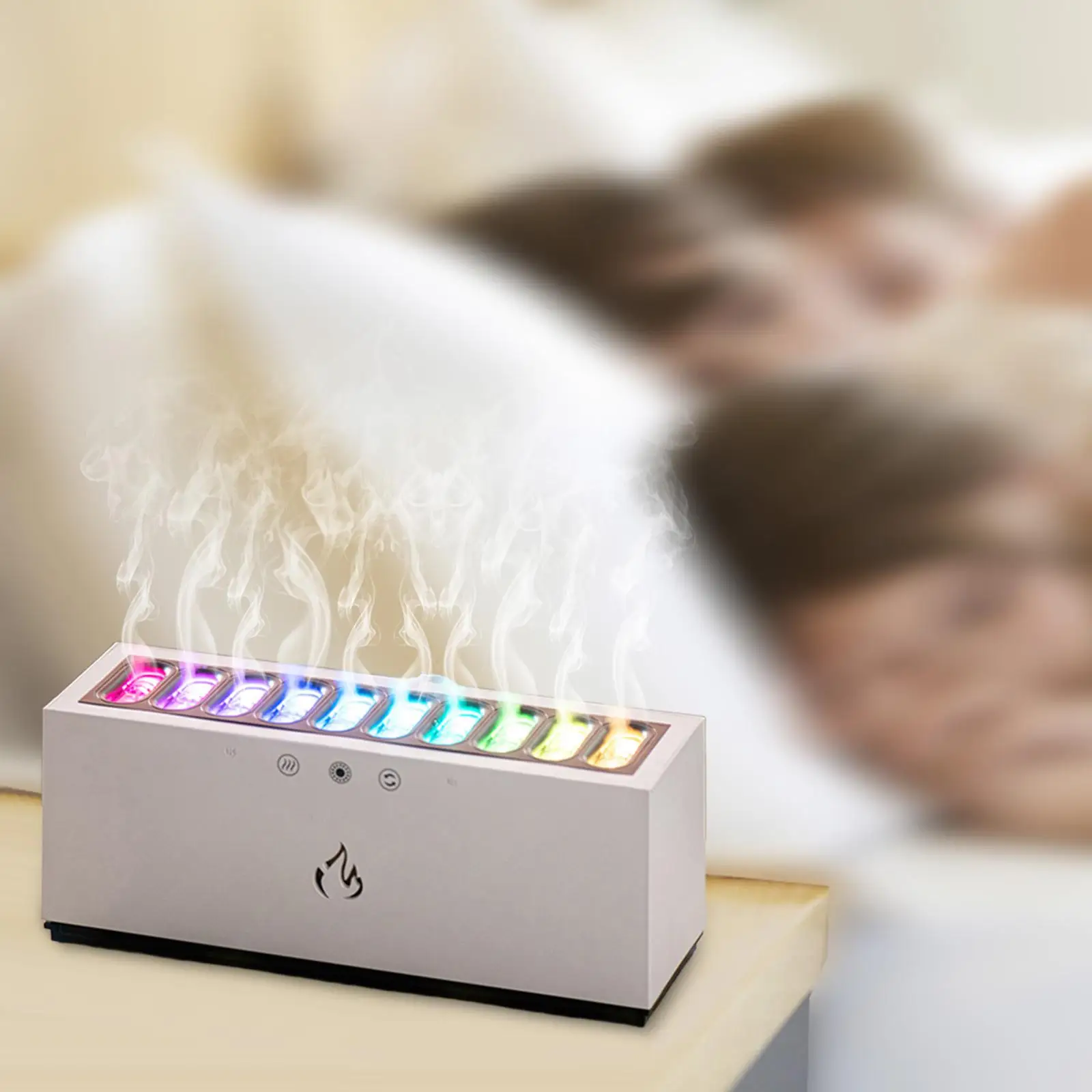 Air Humidifier Desk Humidifier RGB Dynamic 900ml Dynamic Pickup with Colorful