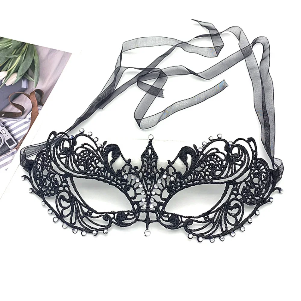 Masque de reine de nuit en dentelle pour femmes, masque de mascarade Sexy, masque de carnaval, fête d'halloween, masques de Mardi Gras, accessoires de Cosplay