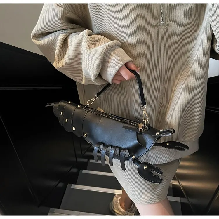 

Crossbody Bag For Women Personality Lobster Design Fun Creative Handbag Women Purse Cute Lady Girls Animal Toy Mobile Phone Bag