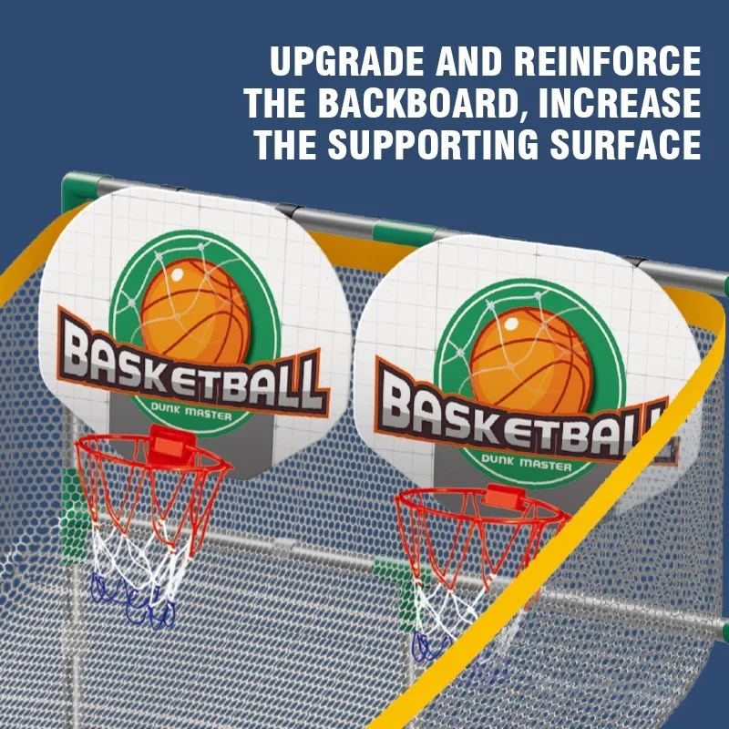 Jouet de tir de basket-ball, tir à double cerceau, jeux d'extérieur de jardin intérieur pour enfants, entraînement sportif pour enfants, garçons et filles