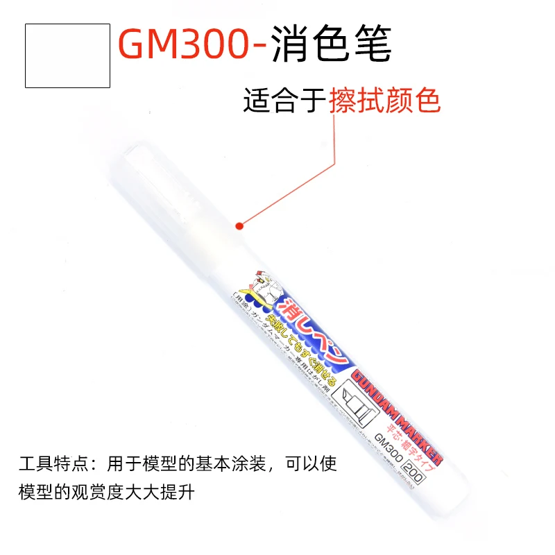 ปากกา Mr.Hobby GM301 302 303 สำหรับงานโมเดลกันดั้ม ปากกาไลเนอร์ ปากกาลบสี ปากกาสีน้ำมันสำหรับชุดโมเดลพลาสติก