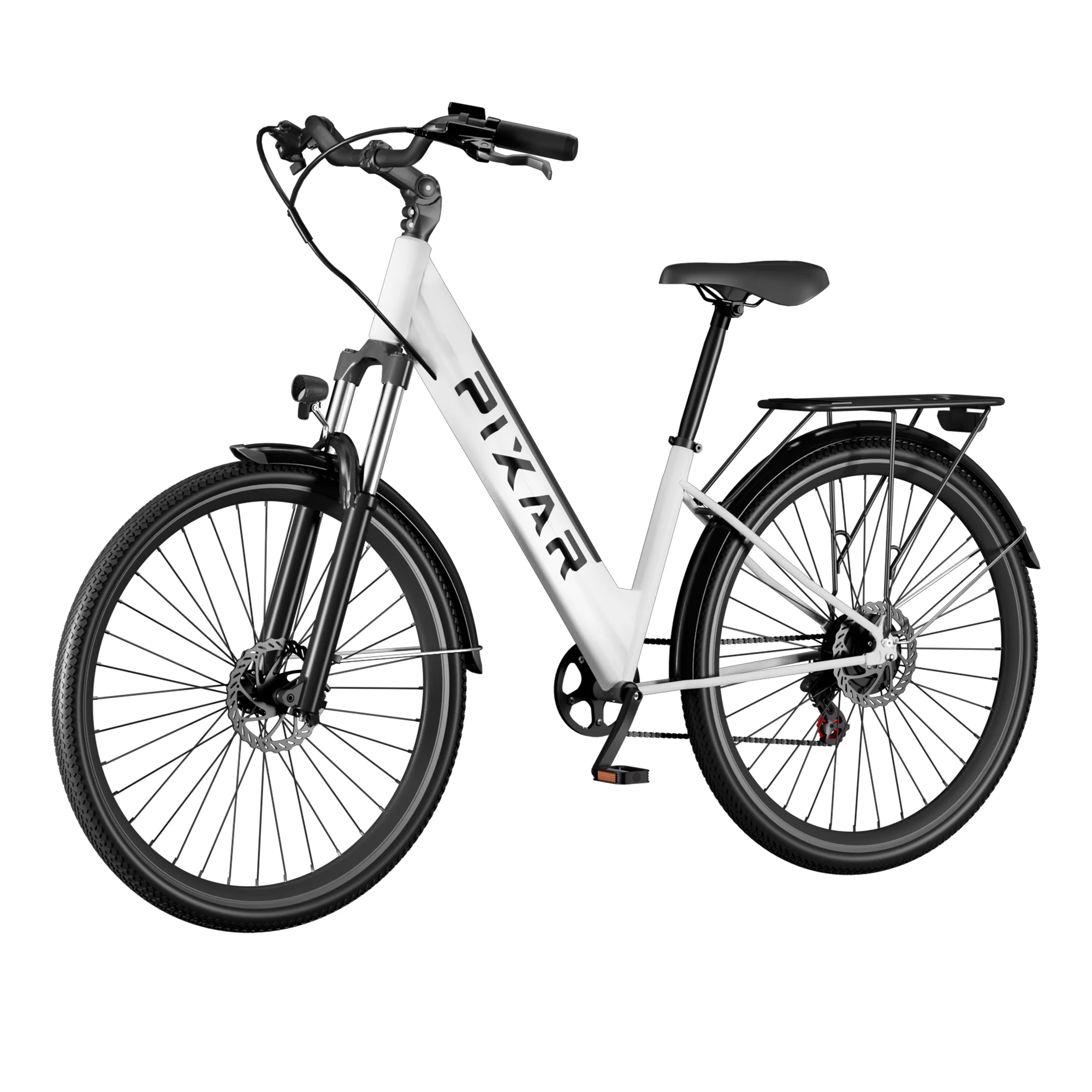 Vélo électrique Pixar Cruiser City, vélo électrique pour femme, vélo électrique de banlieue 27,5", batterie 36 V 12,8 Ah, plage d'assistance à la pédale 80-100 km