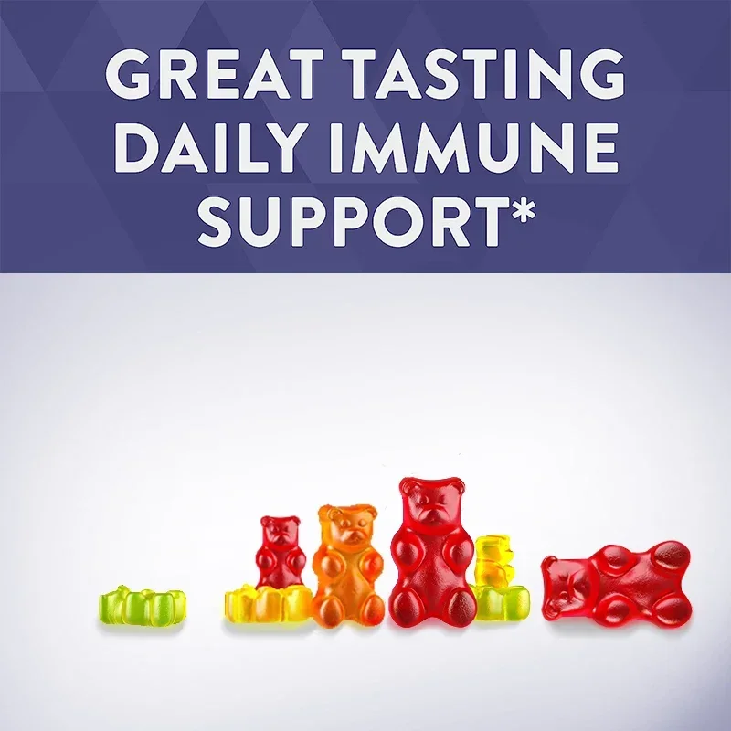 علكة Elderberry - تحتوي على مكملات مناعة من الزنك والفيتامينات C وD، مناسبة للعظام والأسنان #4