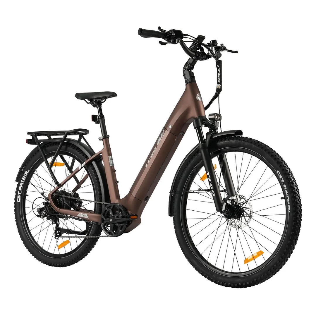 Elektrische fiets TTGO Z3 500W borstelloze motor 48V15AH batterij elektrische fiets volwassen hydraulische schijfrem 27,5 inch band E-bike