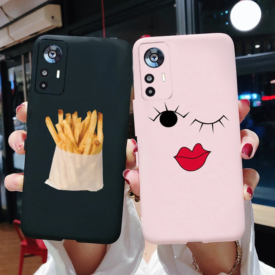 For Xiaomi 12T Case On Xiaomi 12T Pro Back Cover Cute Cartoon Silicone Soft TPU Protective Bumper For Xiaomi 12Tpro Phone Fundas