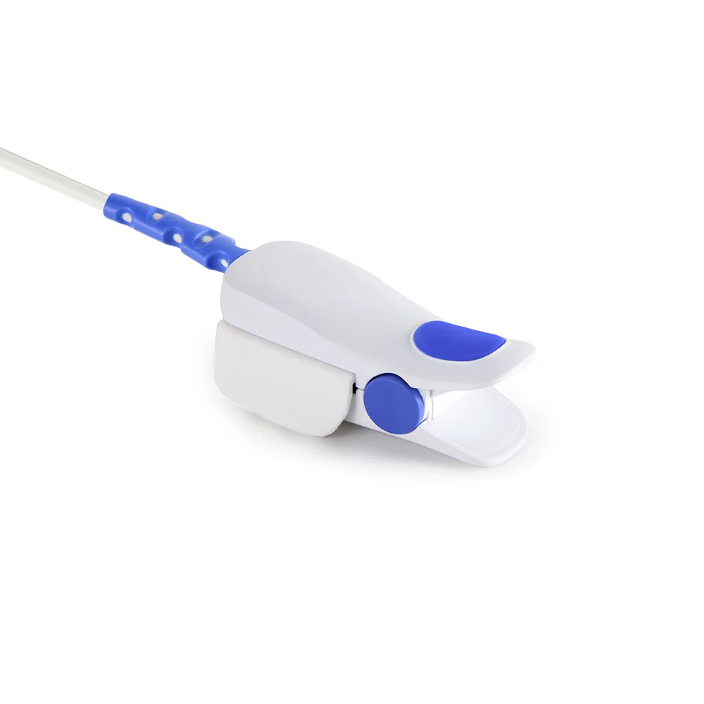 7-Pin Reusable Bloods Oxygen Probe Medical Finger Pulse Oxygen Saturation Sensor