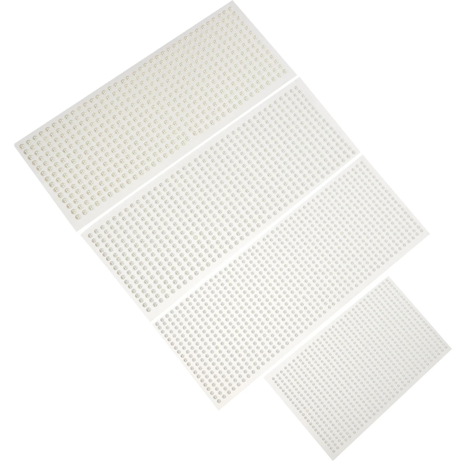 ملصقات لؤلؤية ذاتية اللصق للمكياج والحواجب والوجه والجسم والأظافر مكونة من 4 أوراق لتزيين حفلات المهرجانات #3