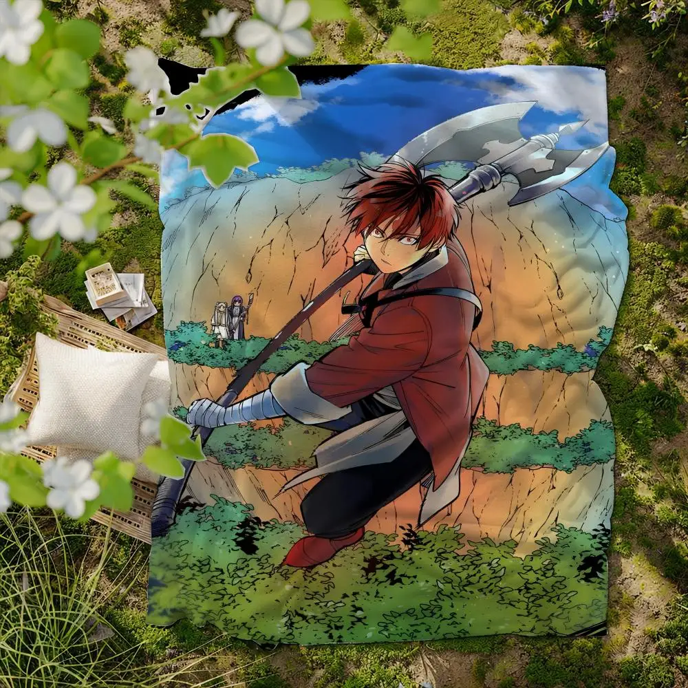 anime F-Frieren Journey Throw Soft Flannel Blanket for Bed Bedroom Sofa Picnic Throw Skin-friendly Breathable Gift Cover