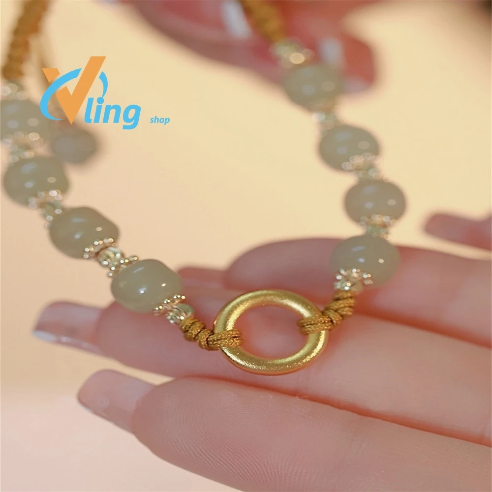 Natural Hetian Jade Fashion Hand String Holiday Giftyoungkpop People Trending Products 2022ukrainian StylePersonalized  Luxury