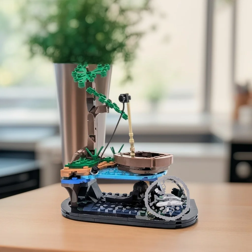 Serie MOC creativa El Señor de los Anillos Smeagol y Django rompecabezas colección de bloques de construcción juguetes regalos creativos