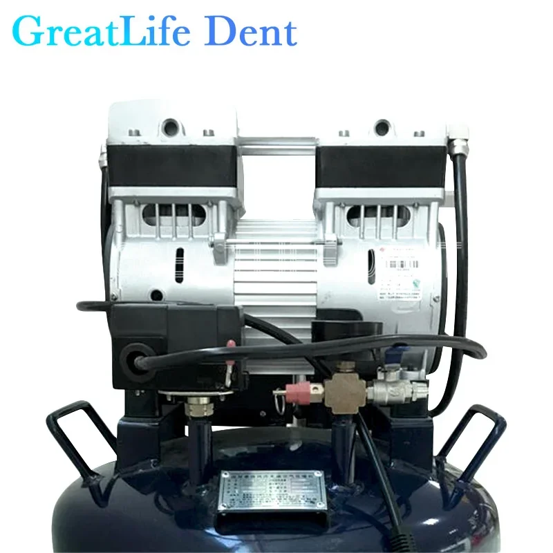 GreatLife Dent Dental 545-1680W 32-60L Air Compressor Laboratory Vertical Oil-free Silent Dental Air Pump Dental Lab Equipment