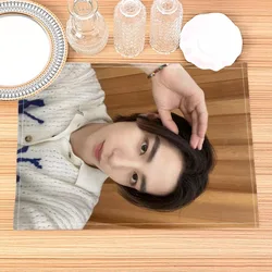 BOYNEXTDOOR LEEHAN  Print Linen Dining Table Mats Kitchen Placemat 30X40cm Coasters Pads Bowl Cup Mat