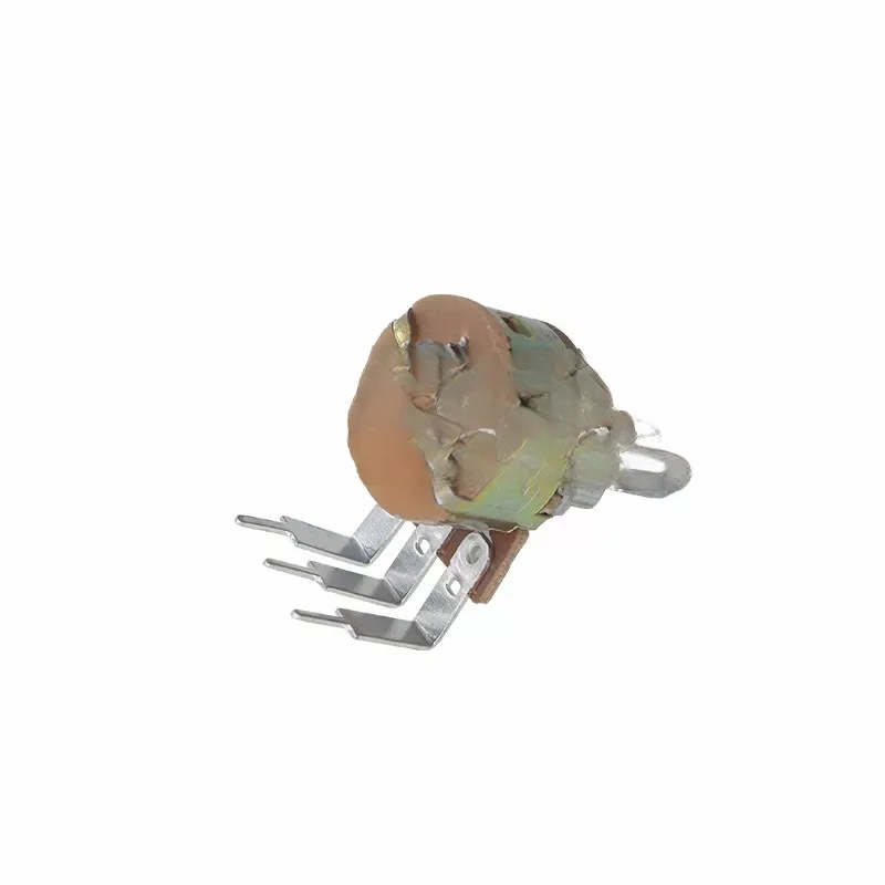 WH148 Bent Foot Single Joint with Switch B5K B10K 50K 100K 500K 15MM Adjustable Potentiometer