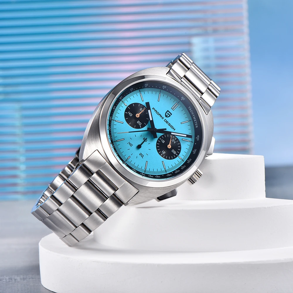 Jam Tangan Pria PAGANI DESIGN Terbaru 2025, Jam Tangan Quartz Chronograph Mewah Terbaik Untuk Pria, Kaca Safir AR, Bercahaya, Hadiah Pria Dengan Kotak