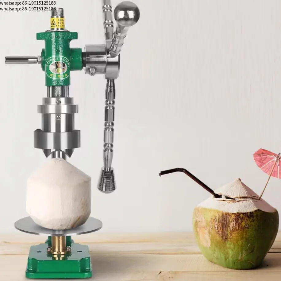 High quality manual stainless steel coconut opening machine