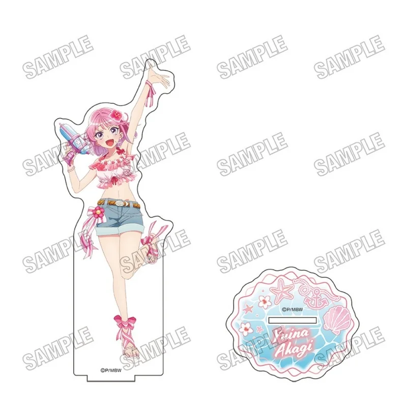 Maebashi Witches Anime Yuina Akag Azu Niisato Kyoka Kitahara Acrylic Stand Model Figure Cosplay Plate Holder Topper keychain Toy