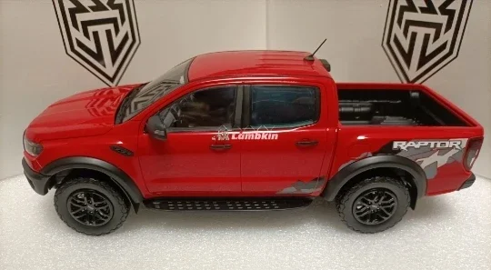 Feelslike 1/18 Ranger Raptor v8 2020 Pickup Truck Model red Collectible Gift Ornaments Miniatures