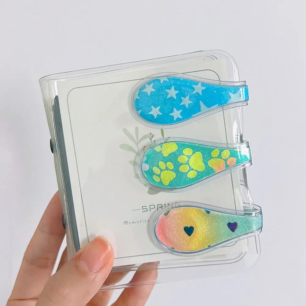 Double Sided Magnetic Bookmark New PVC Portable Magnetic Paper Clip Durable Paper Clip Book