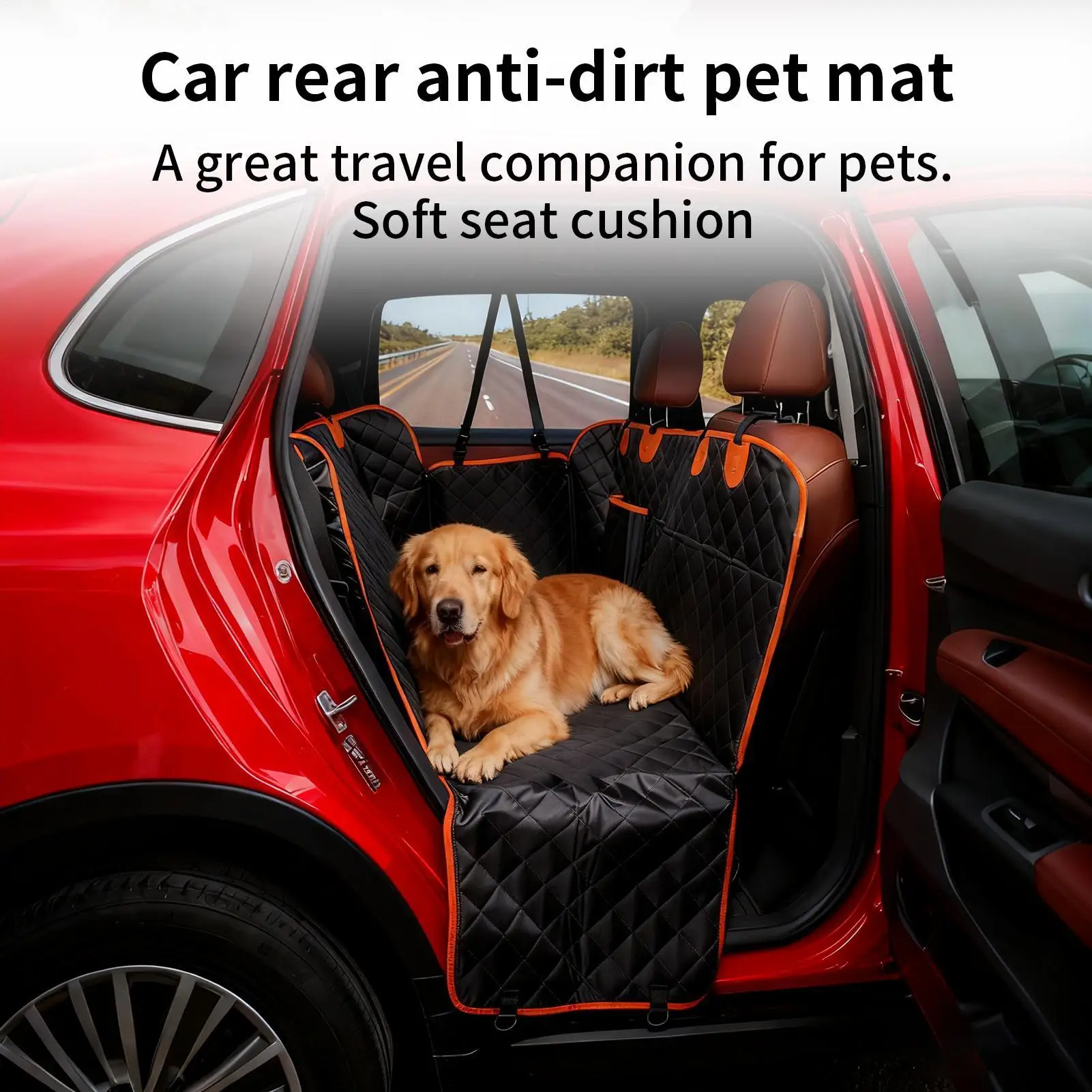 

Dog Car Mat Foldable Waterproof Comfortable Auto Pet Blanket Dog Seat Cover Car Protector For Vehicle SUV Truck Travel