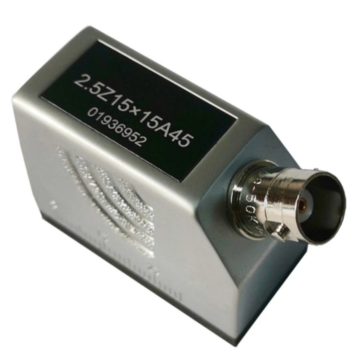 Ultrasonic oblique probe 2.5Z15 * 15A45 metal flaw detection transducer