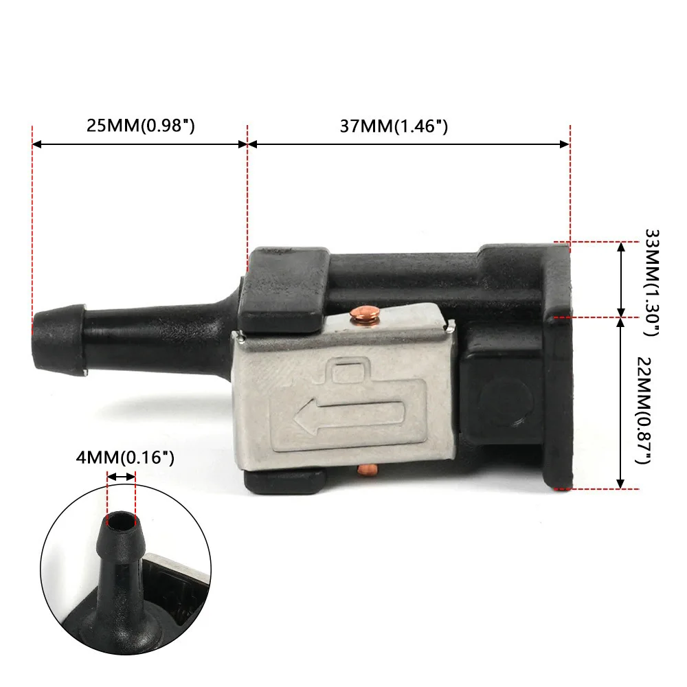 6mm Outboard Fuel Line Connector For Yamaha Parsun Hangkai Boat Engine Tank Adapter Quick Release Hose Fitting Accessory