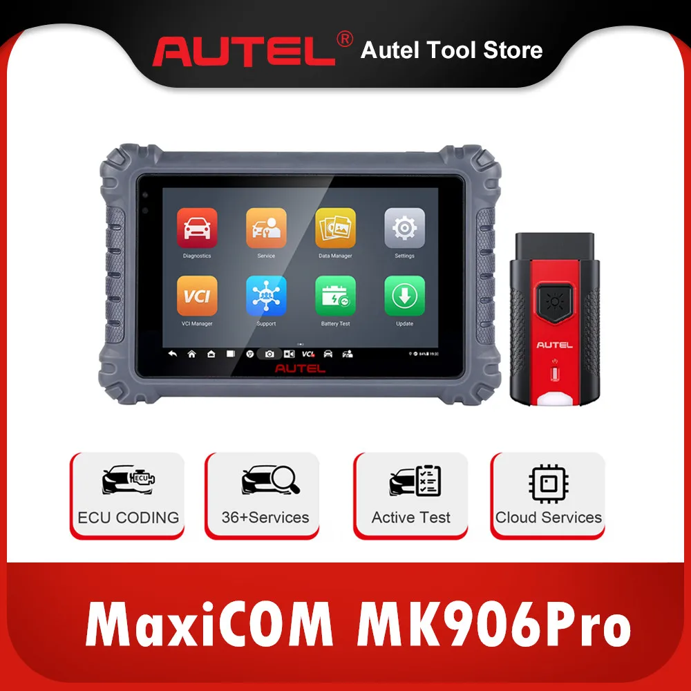 

Autel MaxiCOM MK906 PRO Scanner Upgraded of MS906 Pro/MK906BT Diagnostic Tool with Advanced ECU Coding