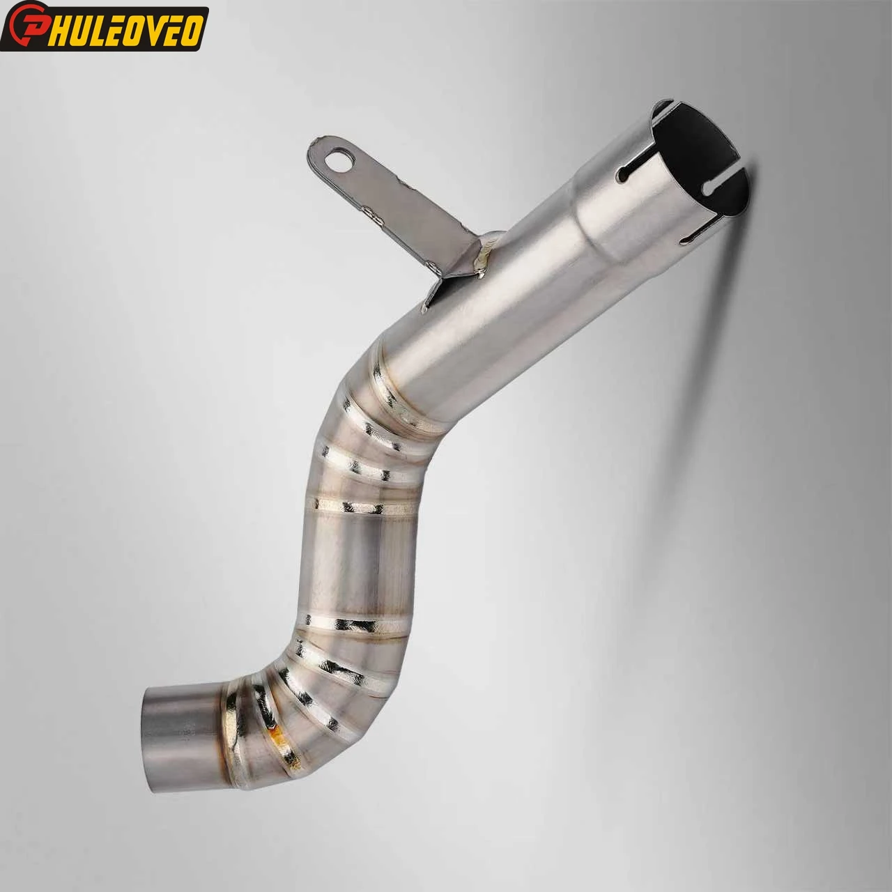 

Titanium Alloy for BMW F800GS 2024-2026 Motorcycle Exhaust Muffler Mid Link Pipe Connect Original Exhaust and Header Manifold