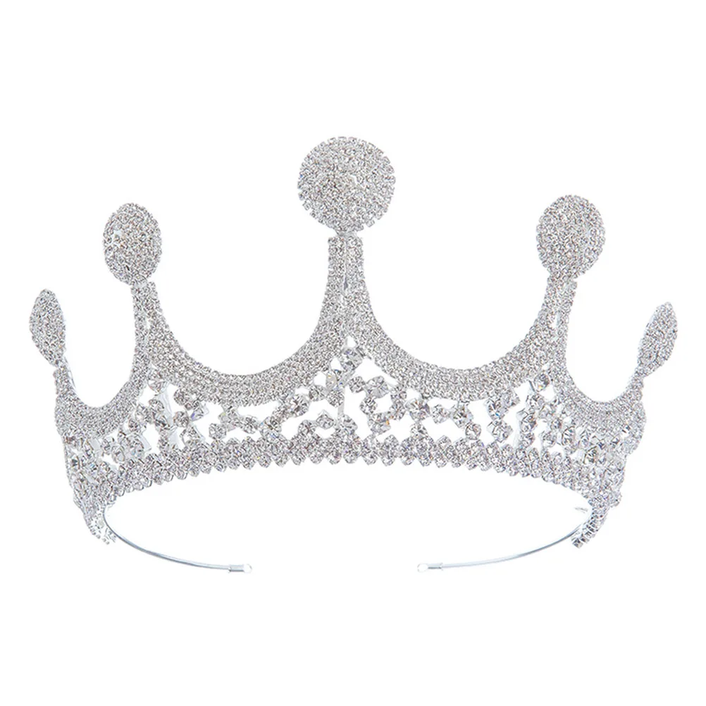 

Zircon Tiara Crown Bridal Hair Accessories Rhinestone Headband For Wedding Engagement Party Women Hair Hoop Bridal Crown