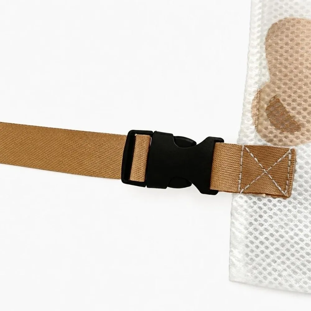 Portable Cartoon Dining Chair Strap Breathable Lightweight Feeding Harness Easy to Carry with Mesh Design Safety Seat Strap