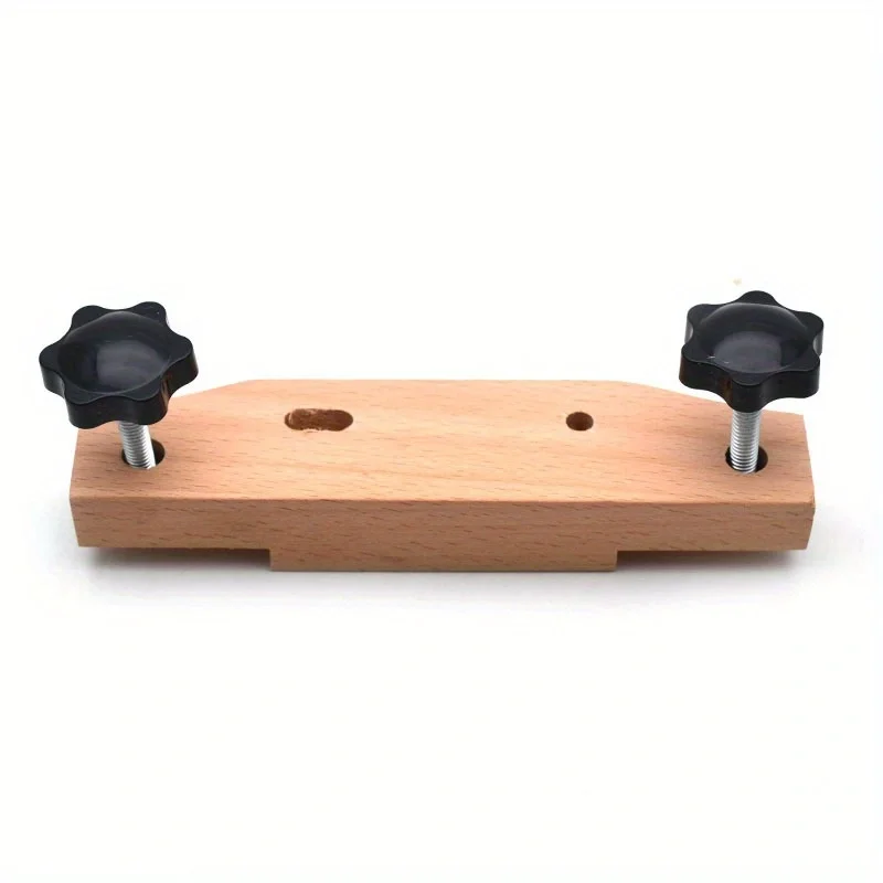 Wood Guitar Bridge Clamp Entry Level Bridge Clamp Acoustic Luthier Tools with Cork Gasket L-Wrench for Classical/Acoustic Guitar view 5