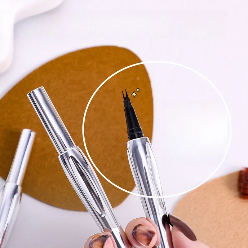 1pc Augenbraue Stift Wasserdicht 2Split Spitze Augenbrauen Stift Augenbraue Tattoo Stift Hohe Pigmentierte Einfach Anzuwenden Flüssigkeit augenbraue Bleistift