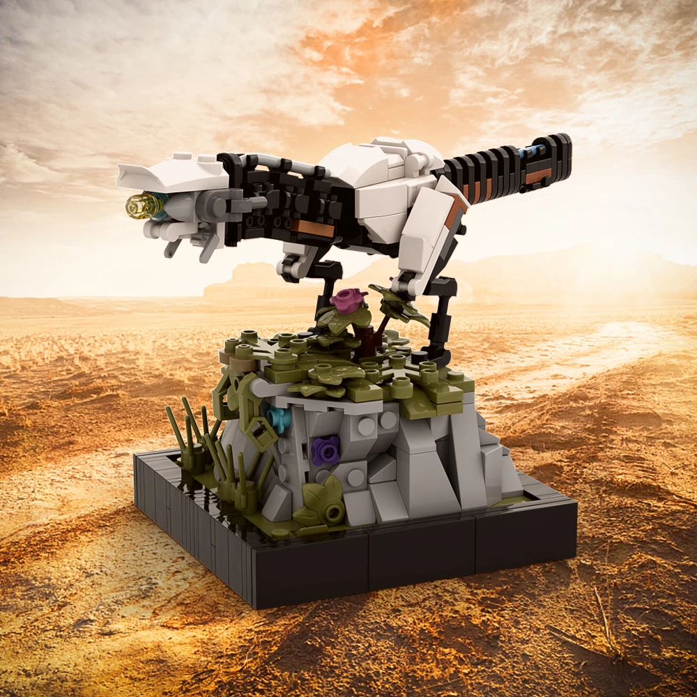 MOC-137579 игрушка Horizon Watcher модель кирпичей наименьшая машина Watcher Монстр строительные блоки креативная сборка игрушка детский подарок ﻿