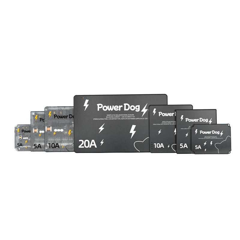 

Активный балансир PowerDog 5A-20A для литиевых аккумуляторов Li-ion, LiFePO4, LTO, NCA (2S~24S)