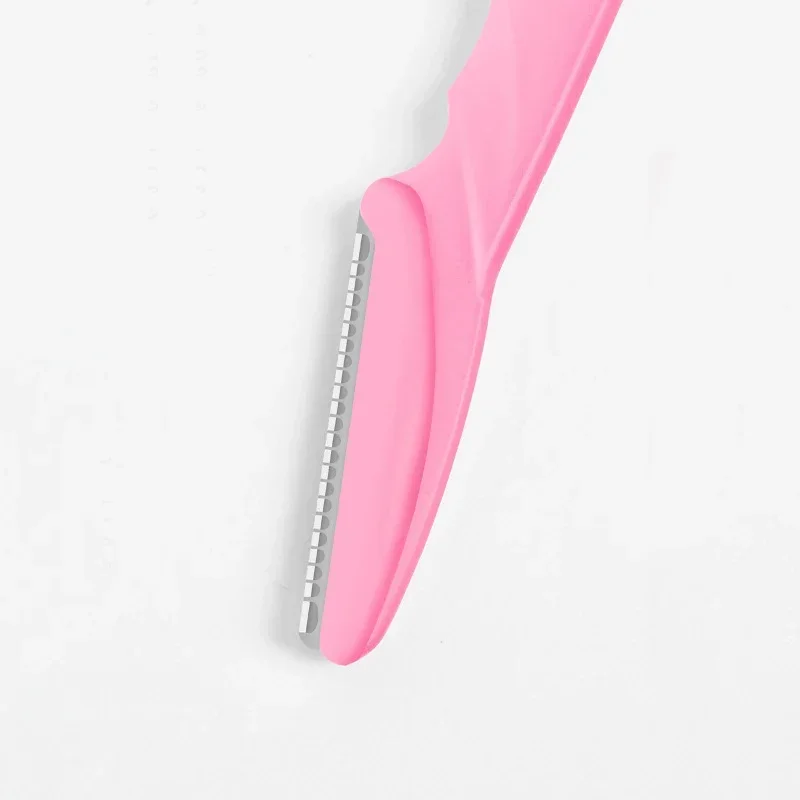 CNKESS 10 Pz Rasoio per sopracciglia Lama Rasoio per il viso portatile Rasoio per sopracciglia Epilazione Depilazione Frese Rasoio di sicurezza Donna Trucco