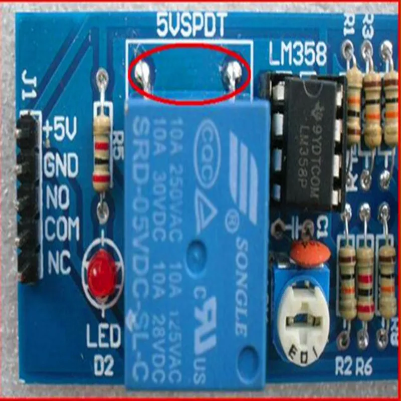 MQ2 Module Empty PCB Board, Gas Alarm, LPG, Propane, Electronic Component, 5Pcs