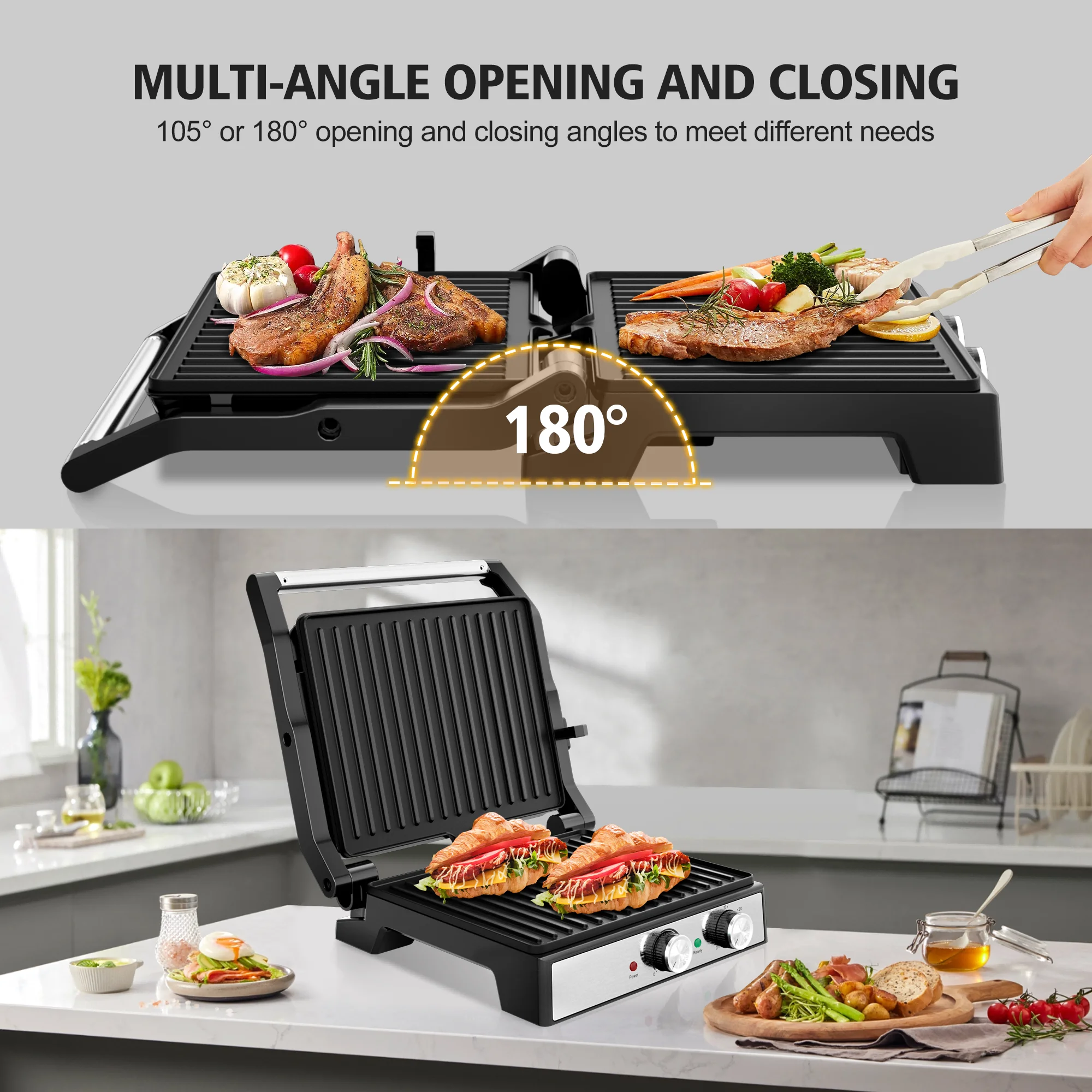 Electric Panini Press Sandwich - Sandwich Press Panini ulasan dan harga