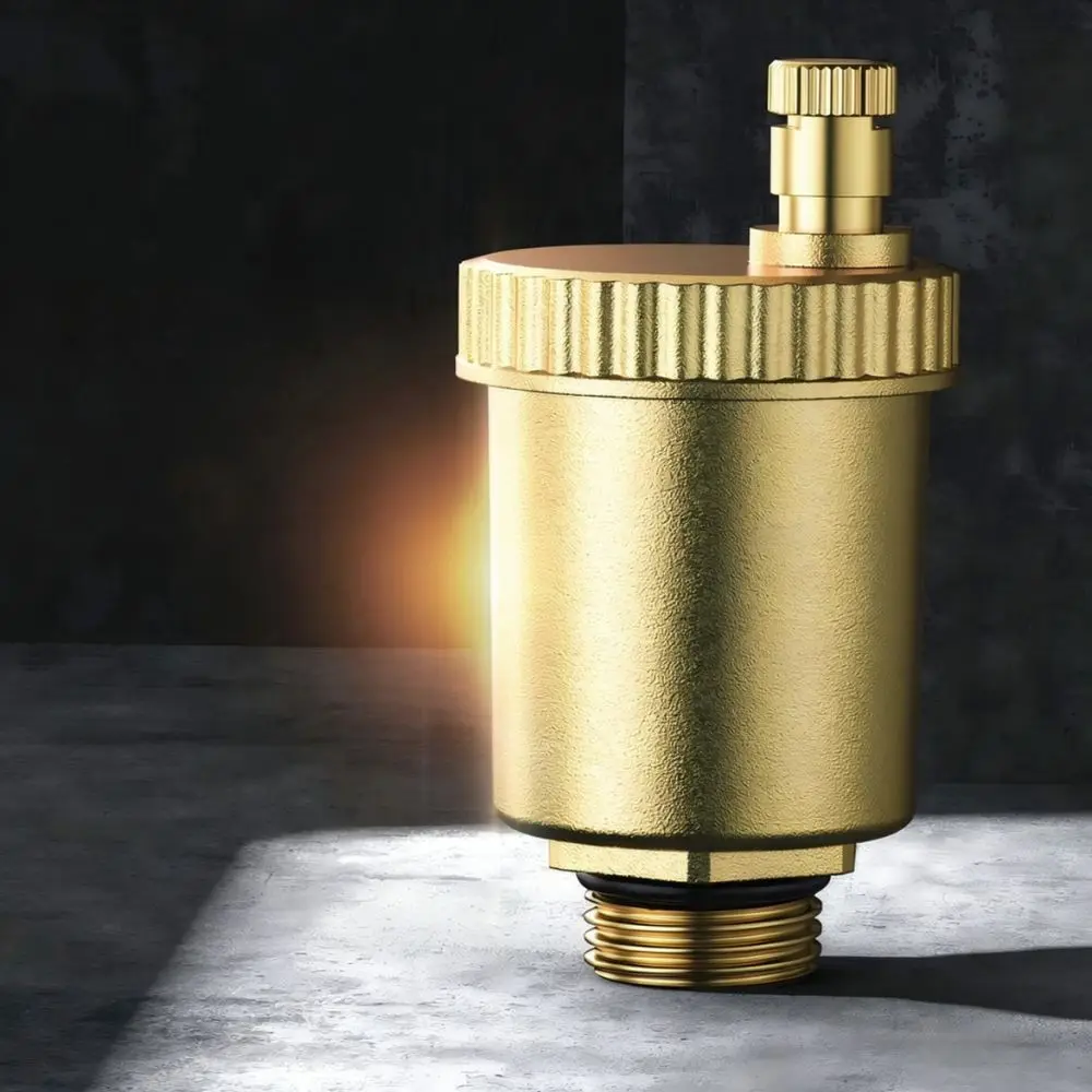 Mini Automatic Air Vent Valve Threaded Connector For Heating System Radiator Pipeline Boiler Air Release Device