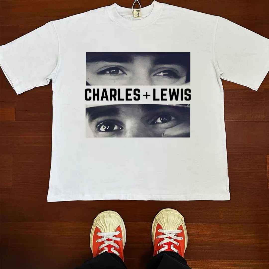 هاميلتون Leclerc F1 صيغة سباق نظرة تي شيرت الخريف الرياضة القطن الخالص تي شيرت رجالي ملابس الأطفال المحملة Y2k امرأة