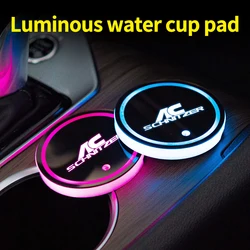 Led Car Water Cup Mat Drink Holder for For BMW AC Schnitzer M 3 5 6 Z E E46 E39 E36 E34 Emblem Auto Interior Decorative Lights