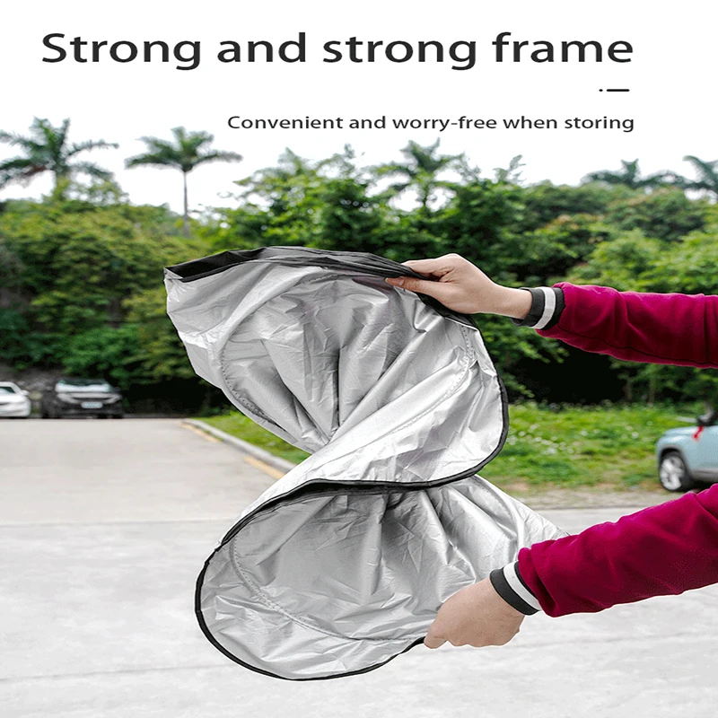 Car Windshield Sun Shade Visor UV Protection Shield For Great Wall Haval F7 H6 H2 H3 H5 H7 H8 H9 M4 F7X F7H H2S Jolion Silver