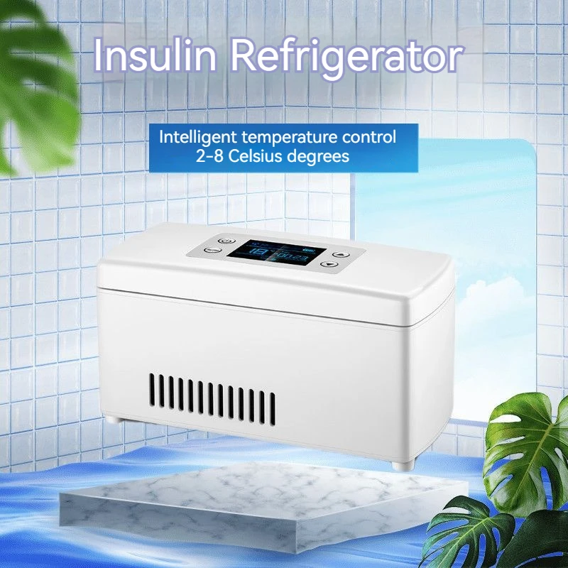 Portable Insulin Cooler Travel Case USB Mini Refrigerator Box With LCD Display 10200mAh Battery For Storage Medicine Home Travel